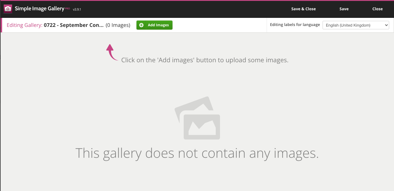 Adding Galleries